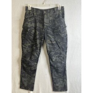 Outdoor Equipment Camo Cargo Pants Womens Size L Lightweight Tactical Utility